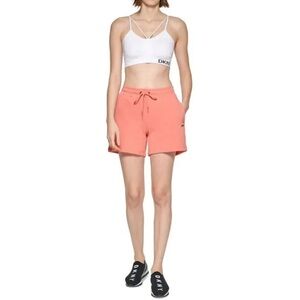 Dkny Sport Cotton Embroidered Logo Shorts BRAND NEW WITH TAGS